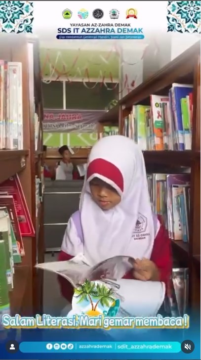 Field Trip Kelas 3 SDS Islam Terpadu Azzahra Demak ke Dinas Perpustakaan & Kearsipan Demak